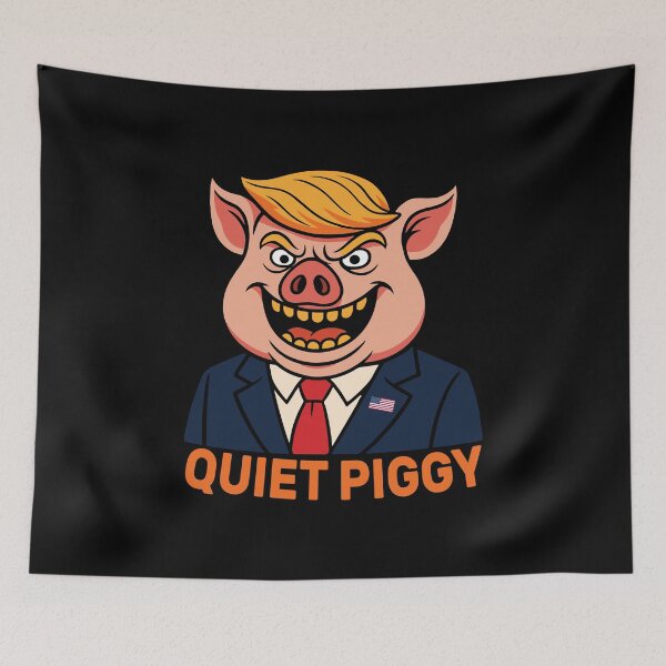 Item preview,  Quiet Piggy Political Anti Trump designed and sold by IsDesignHub.