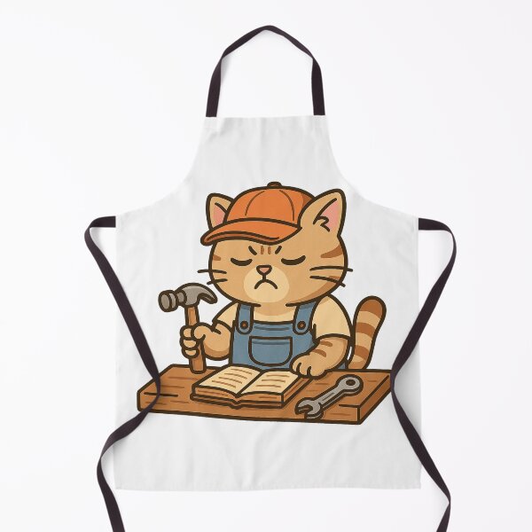 Item preview, Grumpy Carpenter Cat – Meme Art designed and sold by kimkosovo.