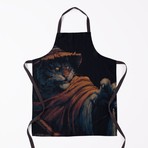 Item preview, Tiger Necromancer Pixel Art designed and sold by Kaos-Bit.