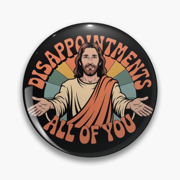 Item preview, Disappointments All Of You Retro Jesus T-Shirt | Dank Christian Humor 70s Vibe Meme designed and sold by Pixie Bloom.