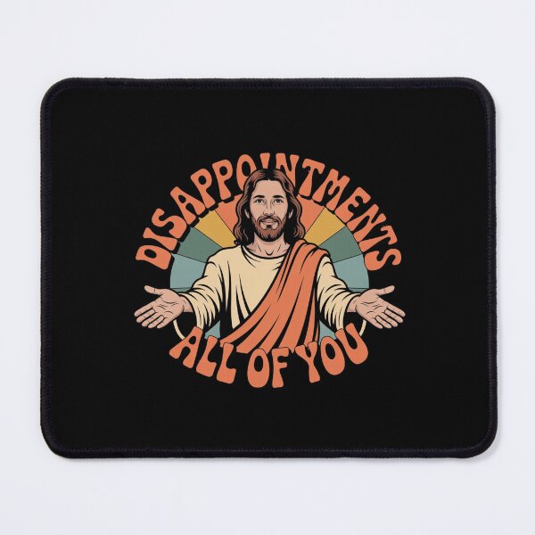 Item preview, Disappointments All Of You Retro Jesus T-Shirt | Dank Christian Humor 70s Vibe Meme designed and sold by Pixie Bloom.