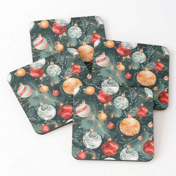 Item preview, Marble Christmas baubles designed and sold by Letteraddicted.