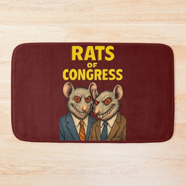 Item preview, RATS OF CONGRESS designed and sold by Cats and Other Things.