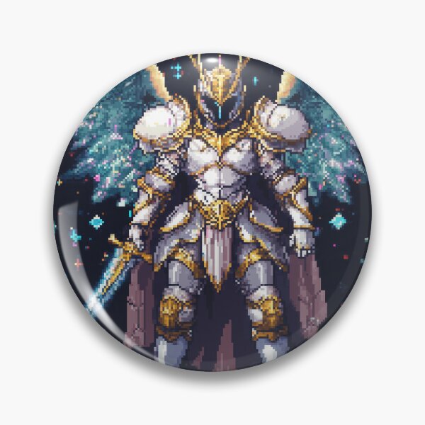 Item preview, Cosmic Fairy Knight Pixel Art designed and sold by Kaos-Bit.
