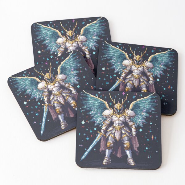 Item preview, Cosmic Fairy Knight Pixel Art designed and sold by Kaos-Bit.