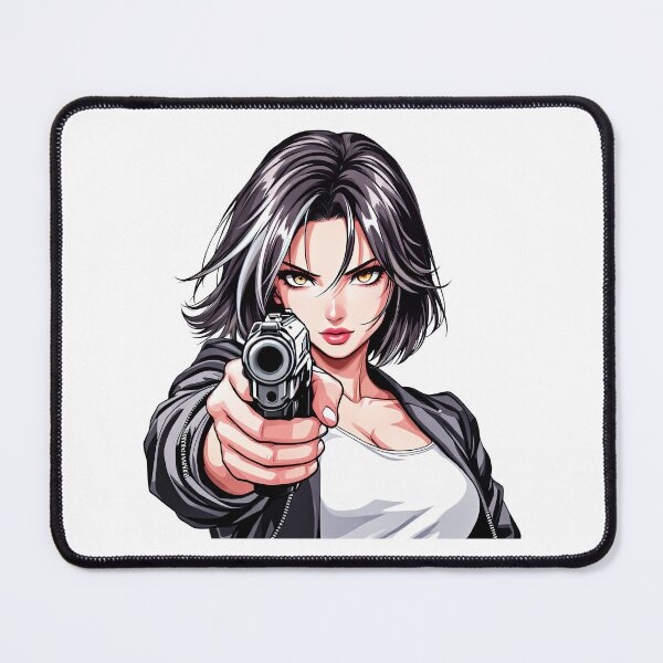 Item preview, Cool Anime Girl With Gun Manga Art designed and sold by TeeARTHY.