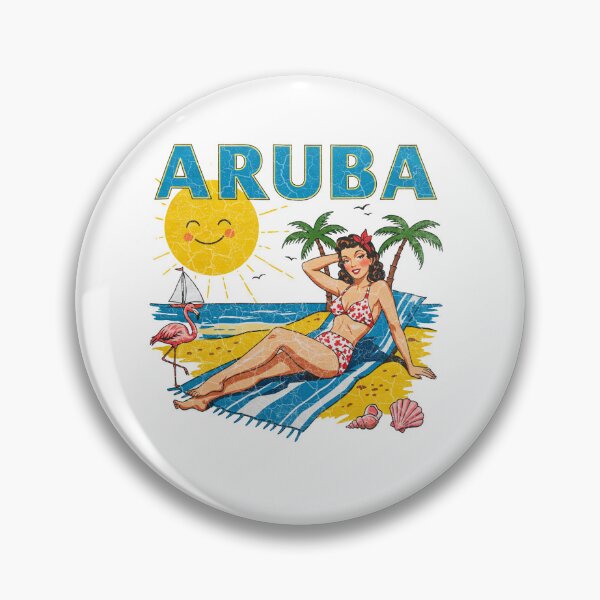 Item preview, Aruba Caribbean Island Vintage Travel  designed and sold by TeeARTHY.