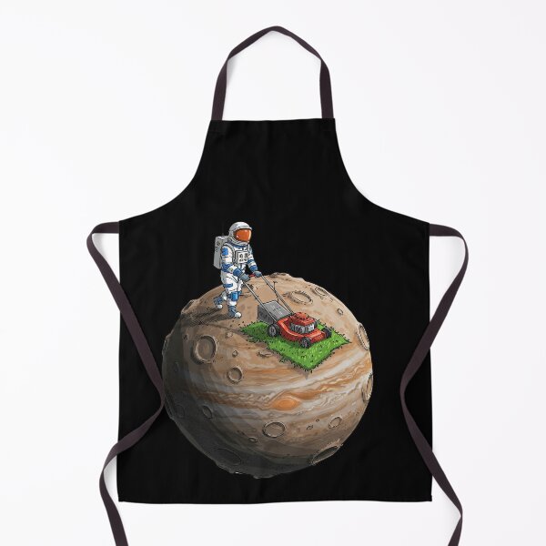 Item preview, Astronaut Mowing The Moon Funny Space designed and sold by TeeARTHY.