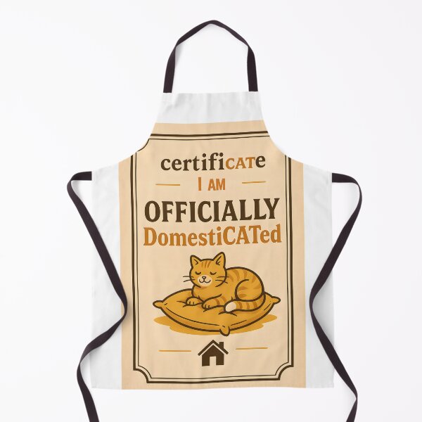 Item preview, Officially DomestiCATed – Funny Relaxed Cat Certificate designed and sold by SVALANART.