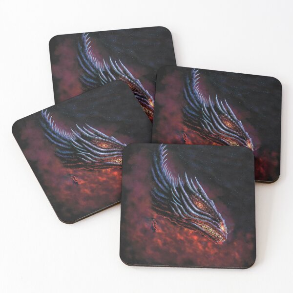 Item preview, Black Dragon (square) designed and sold by Sirielle Art.