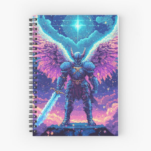 Item preview, Rainbow Angel Knight Pixel Art designed and sold by Kaos-Bit.