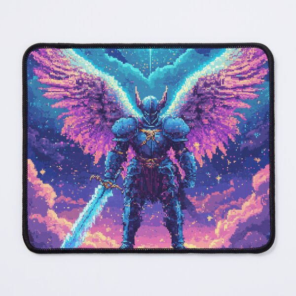Item preview, Rainbow Angel Knight Pixel Art designed and sold by Kaos-Bit.