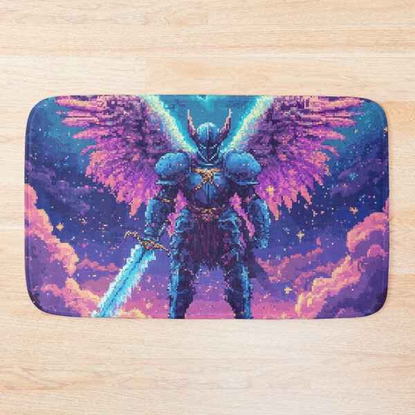 Item preview, Rainbow Angel Knight Pixel Art designed and sold by Kaos-Bit.
