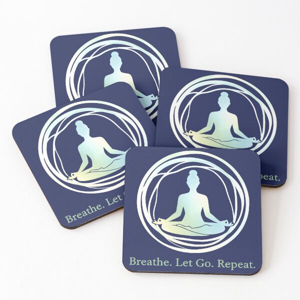 Item preview, Breathe. Let Go. Repeat. – Relaxation in watercolor designed and sold by Fuechse.
