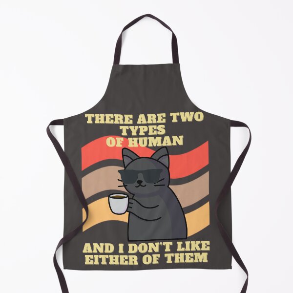 Item preview, Two Types of Humans - Coffee Cat Edition designed and sold by TediThings.