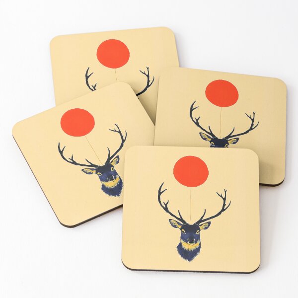 Item preview, Deer with Red Balloon designed and sold by Liededrom..