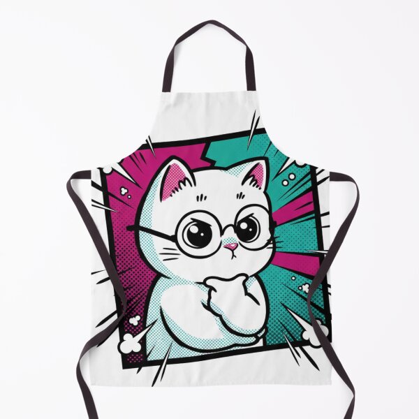 Item preview, Kitten with Glasses in Pop Panel designed and sold by Sauartsy.