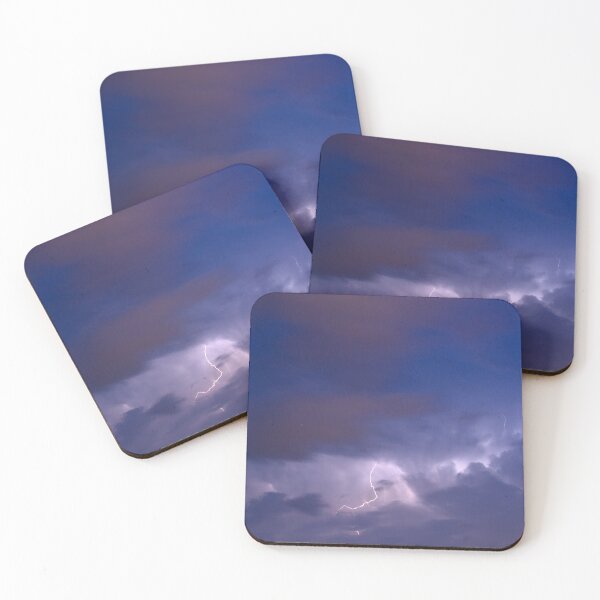 Item preview, Intense Lightning Strike Storm Sky Photography designed and sold by CarabaMaryus.