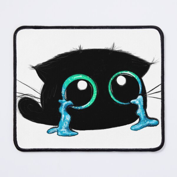 Item preview, Crying cat designed and sold by blueart126.