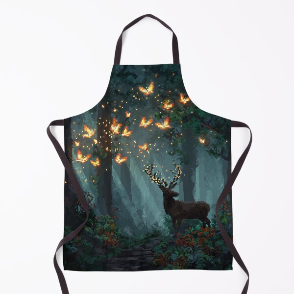 Artikelvorschau, Magischer Hirschwald Pixelkunst entworfen und verkauft von Kaos-Bit.