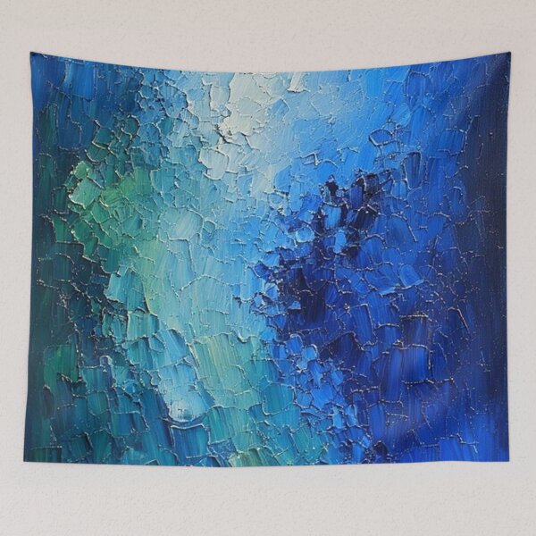 Item preview, Pattern in blue 77 designed and sold by blackwhiteblue.