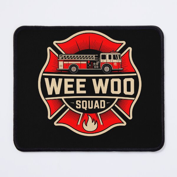Item preview, Wee Woo Squad Fire Brigade Car Fun designed and sold by MooonTees.