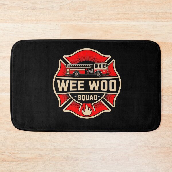 Item preview, Wee Woo Squad Fire Brigade Car Fun designed and sold by MooonTees.