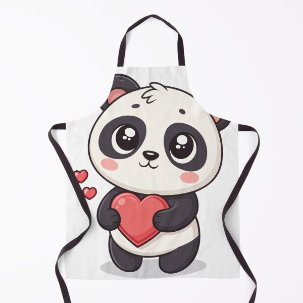 Item preview, Cute Chibi Panda Sticker – Adorable Panda Holding Red Heart designed and sold by All1style.