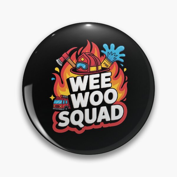 Item preview, Wee Woo Squad Fire Brigade Car Fun designed and sold by MooonTees.