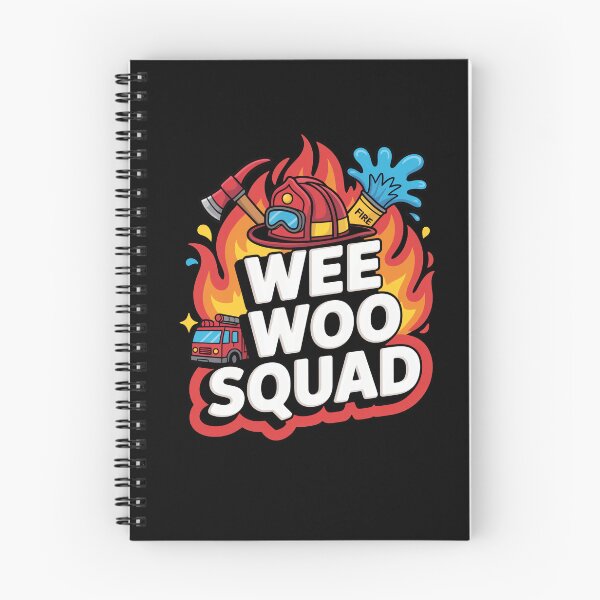 Item preview, Wee Woo Squad Fire Brigade Car Fun designed and sold by MooonTees.