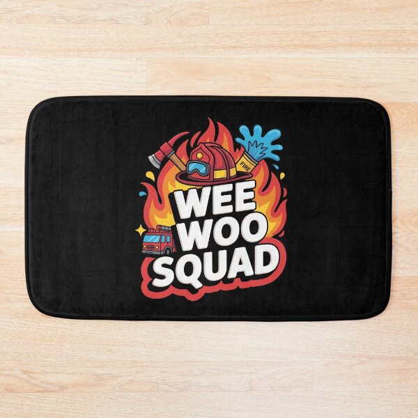 Item preview, Wee Woo Squad Fire Brigade Car Fun designed and sold by MooonTees.