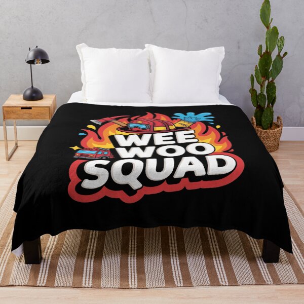 Item preview, Wee Woo Squad Fire Brigade Car Fun designed and sold by MooonTees.
