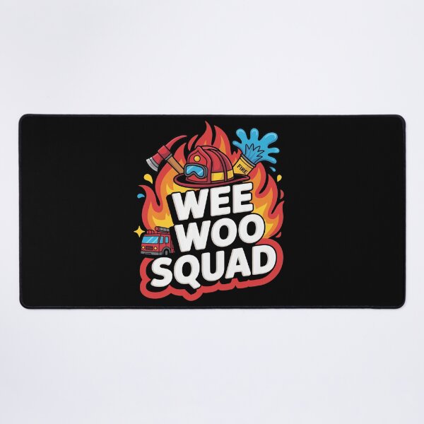Item preview, Wee Woo Squad Fire Brigade Car Fun designed and sold by MooonTees.