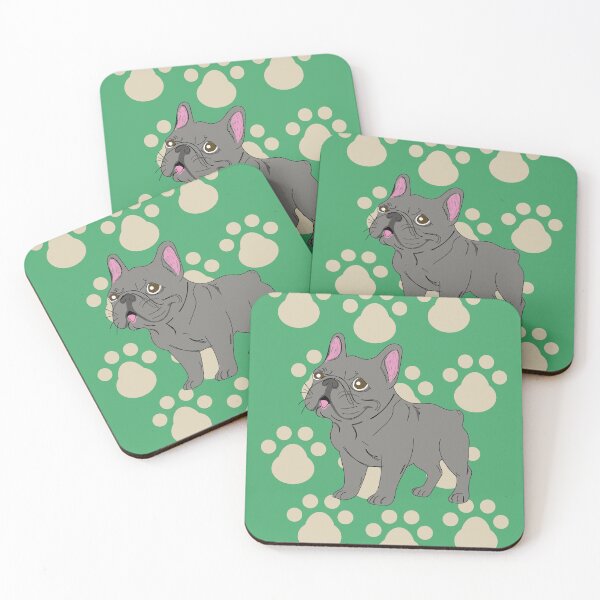 Item preview, Gray Frenchie Paws designed and sold by Mountain-Point.