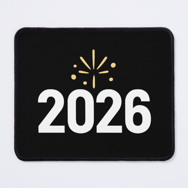 Item preview, 2026 Fireworks Minimalist New Year Celebration Tee designed and sold by PunchDrop.