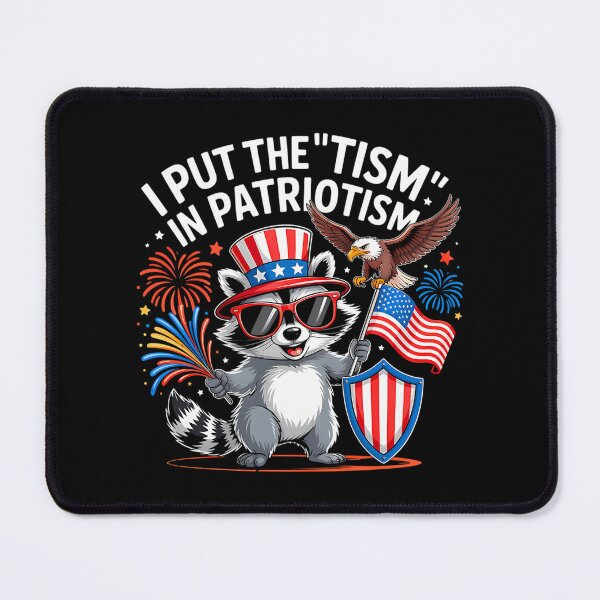Item preview, Funny Autism Patriotism Eagle Shirt  I Put The Tism In Patriotism designed and sold by cori-vail.