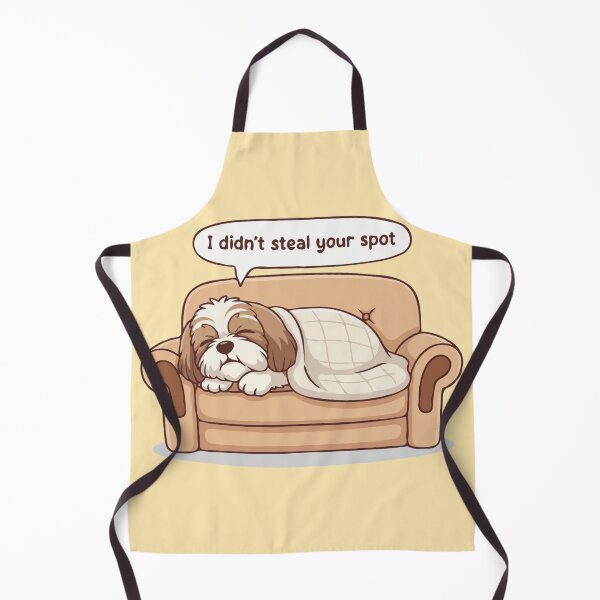 Item preview, Cute Dog Lying Challenge – Shih Tzu “I Didn’t Steal Your Spot” Funny Dog Challenge designed and sold by The Real Life Symphony.