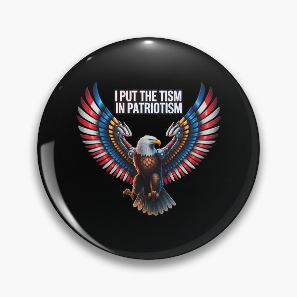 Item preview, I Put The Tism In Patriotism Athletic American Eagle designed and sold by cori-vail.