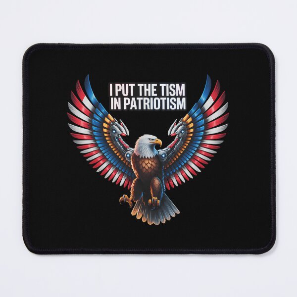 Item preview, I Put The Tism In Patriotism Athletic American Eagle designed and sold by cori-vail.