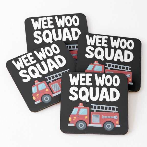 Item preview, Wee Woo Squad Fire Brigade Car Fun designed and sold by MooonTees.