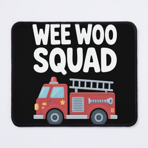 Item preview, Wee Woo Squad Fire Brigade Car Fun designed and sold by MooonTees.