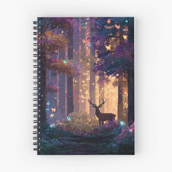 Item preview, Magical Butterfly Forest Pixel Art designed and sold by Kaos-Bit.