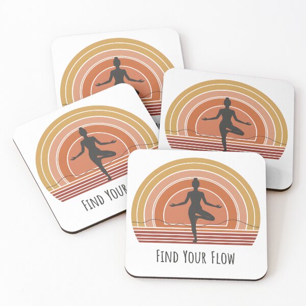 Item preview, Find Your Flow - Find your center in retro style! designed and sold by Fuechse.