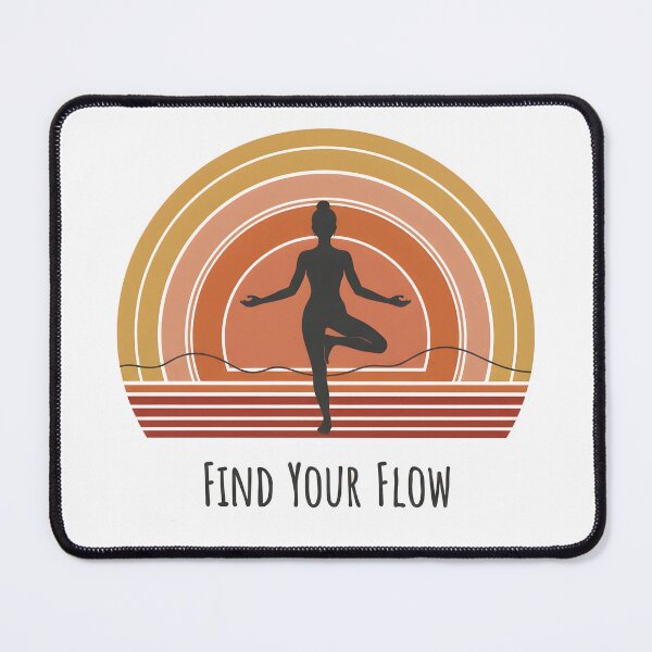 Item preview, Find Your Flow - Find your center in retro style! designed and sold by Fuechse.