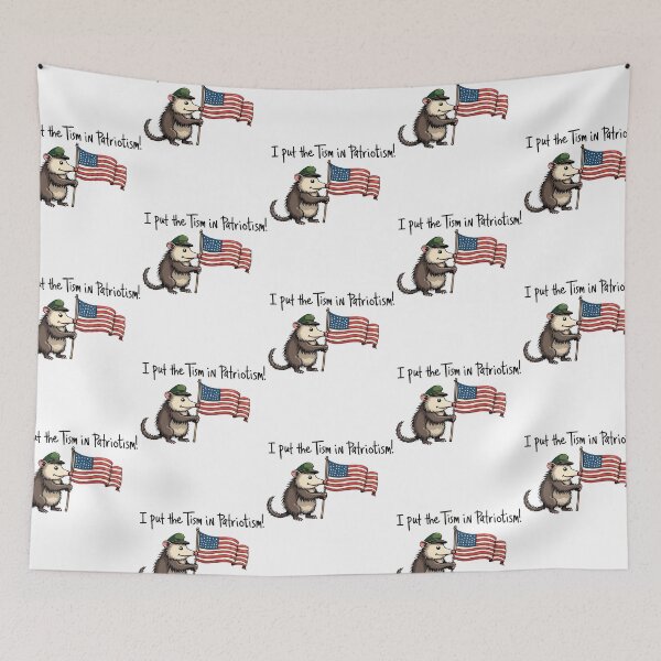 Artikelvorschau, Ich habe den Patriotismus mit einem Opossum-Tiergeschenk zum Leben erweckt entworfen und verkauft von cori-vail.
