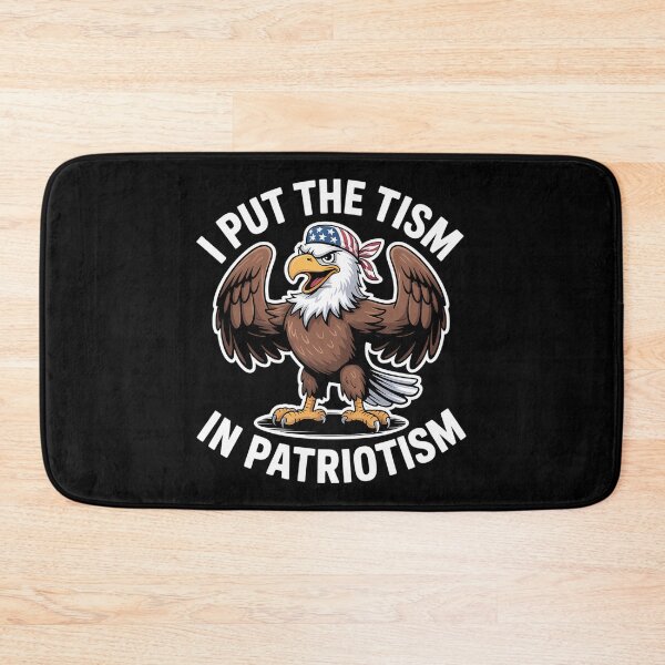 Artikelvorschau, Lustiges Adler-Shirt mit Autismus-Patriotismus-Motiv – Ich bringe den Patriotismus ins Spiel. entworfen und verkauft von cori-vail.