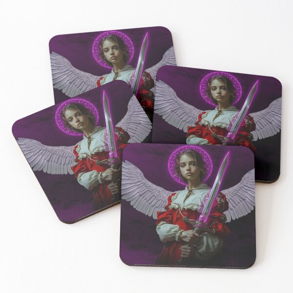 Item preview, Archangel Warrior with Light Sword – Mystical Fantasy Art designed and sold by dreambymilo.