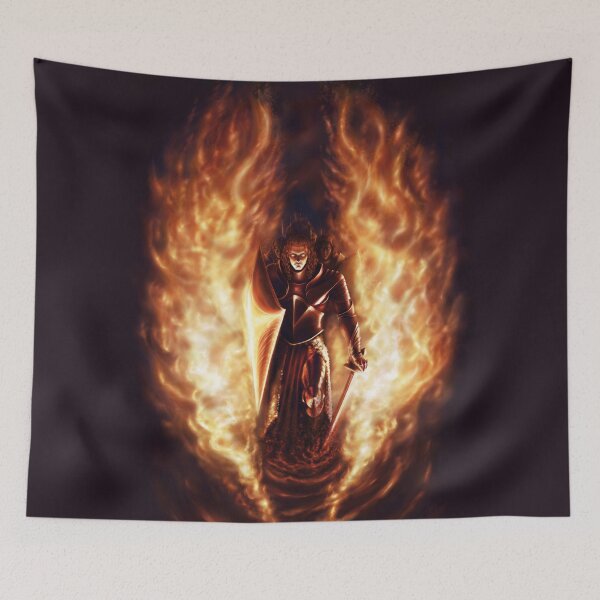 Item preview, Knight in Flames - Let the Havens Burn designed and sold by Sirielle Art.