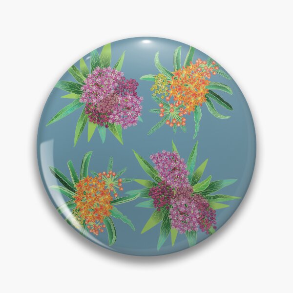 Item preview, Swamp Milkweed and Butterfly Weed (Blue Vertical) designed and sold by Jedi-Artist.