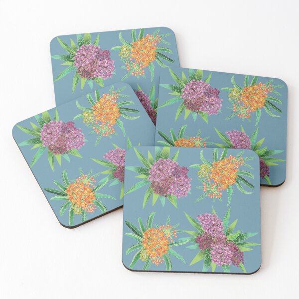 Item preview, Swamp Milkweed and Butterfly Weed (Blue Vertical) designed and sold by Jedi-Artist.